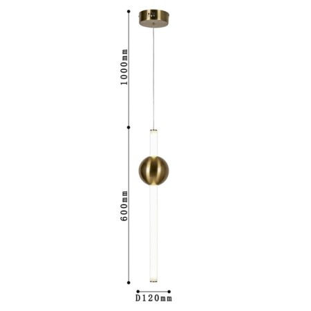 Suspension Conceptus 120 mm, LED 19W-3