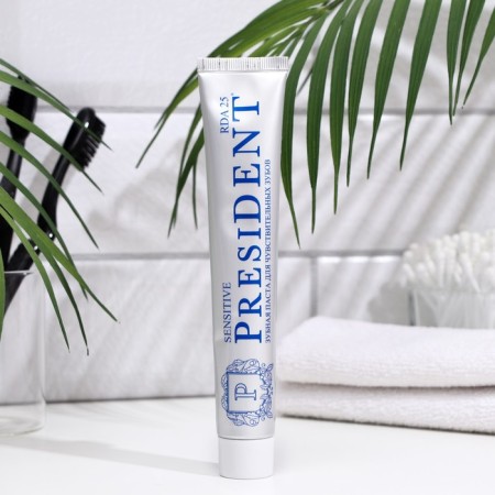 President Sensitive toothpaste, 25 RDA, 75 ml-1
