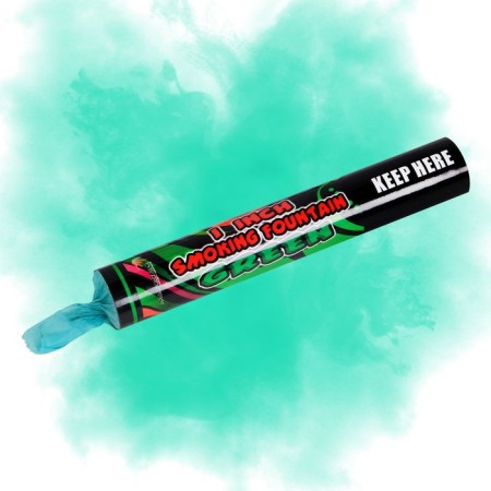 Color smoke green, 0.8 inch, opt, medium intensity, 60 seconds