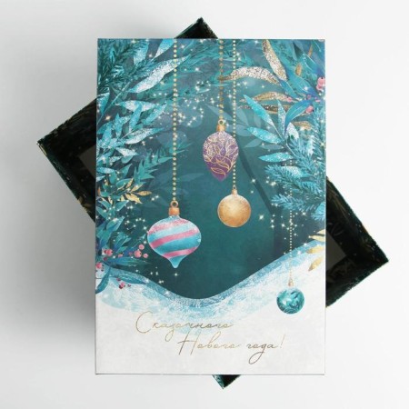 Folding box "New Year's magic", 30 x 20 x 9 cm, New Year-5