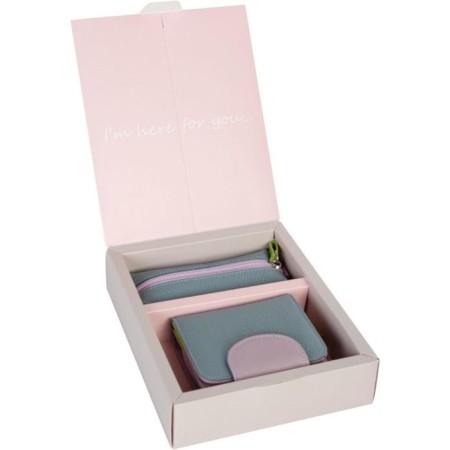 Gift set: wallet/Key, Blue color-1