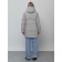 Women's winter jacket, size 42, light gray color