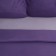 Bed linen Pavline 2SP Dark violet+gray 175x215, 180x215, 70x70cm 2pcs Polisatin 70g/m, polyester 100%