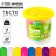 Modeling dough, 7 colors 15 g in the bucket