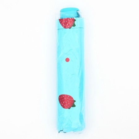 Umbrella fur R49/55 8SP 4sl eonge in/u berry berry round handle c/cut blue package-6