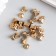 Handle for casket metal gold set 10 pcs 0.7x0.8 cm