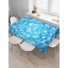The tablecloth “Snow Patter”, rectangular, Saten, size 145x180 cm