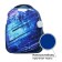 School frame backpack, 37 x 28 x 19 cm, calligrata to "cool cosmos", blue