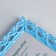 Photo frame 10x15 cm plastic L-7 blue (plastic screen)