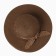 Women's hat Minaku "Leopard" Brown color, rr 56-58