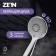 Showing watering can Zein Z412, plastic, 3 modes, color chromium