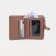 Women's wallet on the button, pink color