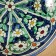 Plate of the Rishtan ceramics "Flowers", blue, deep, 20 cm mix