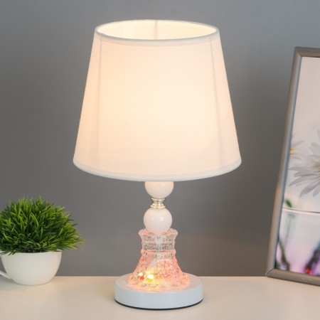Table lamp "Roses" E27 220V BOOD with backlight, diodes 39.5x23x23 cm Risalux-1