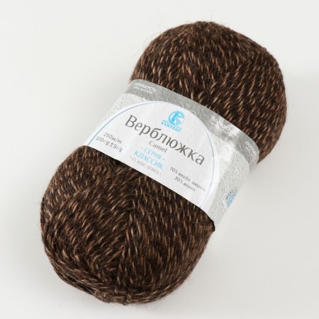 Yarn "camel" 30% acrylic, 70% camel wool 250m/100g (Melange 2 401)-1
