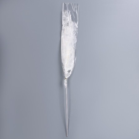 Decor of feathers "Fountain" on the leg, height - 70 cm-8