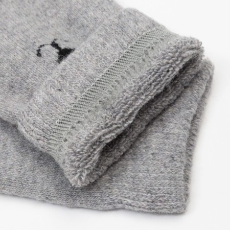 Socks children's woolen terry "dogs", color mix, size 16-2