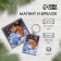 Set "Fox in the Clouds" (keychain 3.5x5 cm, magnet 5.7x5.7 cm)