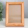 Photo frame 10x15 cm nut (glass)