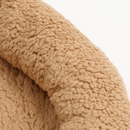 Lynchik for dogs and cats "comfort", soft fur, 50 x 42 x 11 cm, brown-3