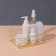 Organizer for storing cosmetic supplies "Rafael", 17 × 12 × 6 cm, golden color