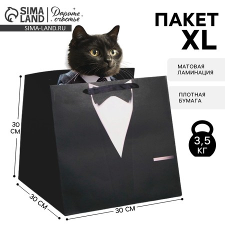 Square gift package, packaging, "costume", 30 x 30 x 30 cm