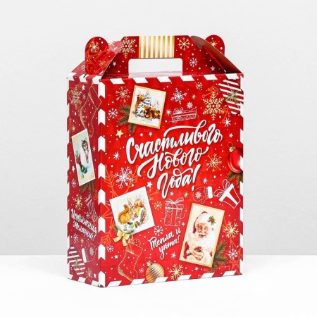 Gift Folding Box "New Toditsa Red" 17 x 7 x 25 cm