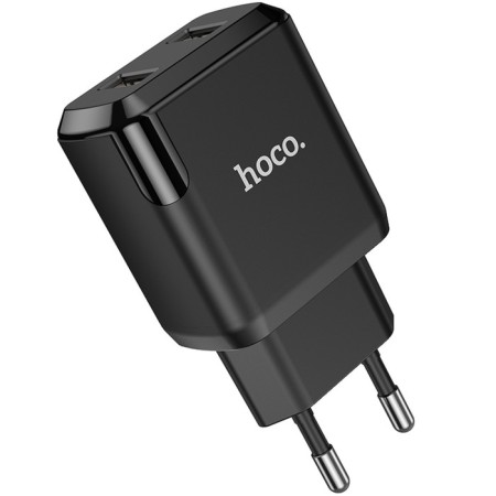 Network charger Hoco N7, 2 USB - 2.1 a, black-4