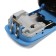 Key with a code lock, size 12x9.6x4 cm, blue color