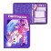 A4 Portfolio folder "Astronaut", calligrata top, solid cover, on rings, lightning around, for a student, 1 file, 8 liners