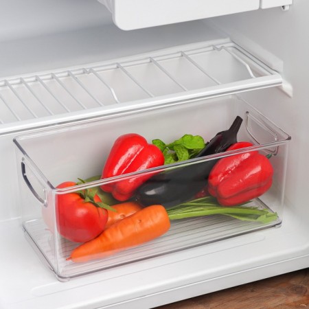 Berkana refrigerator container 31.2 × 15.2 × 12.7 cm, transparent color