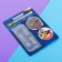 A set of reflectors "Caution Pedestrian", keychain, icon, terminaclei.