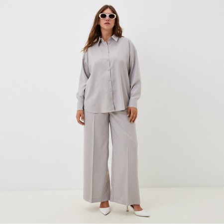 Women's shirt MIST PLUS-SIZE, p. 56, beige-1