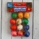 Set of balls plastic D-3 cm, 12 pcs "Golden thread" mix