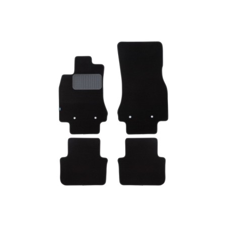 Rugs in Premium Salon for Jaguar XF 2009-2011, 2011-2015, sedan, 4 pcs., Textile