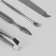 Manicure set, 10 items, in case, black color