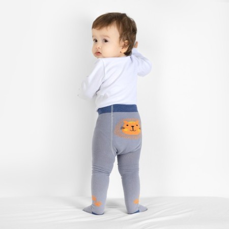 Children's tights, height 62-68 cm, color gray color