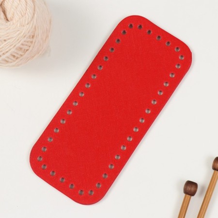 The basis for knitted products to the leatherette "rectangular" mix 8x18 cm-2