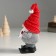 Polystone souvenir "Santa Claus in a red cap, with gifts and a bell" 7x9x18 cm