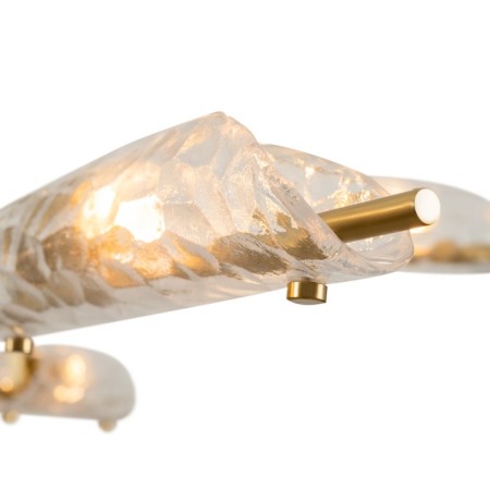 Freya FR5420CL-06BS BARET, 880x880x330 mm ceiling lamp, G9, 6x30W, brass color-2