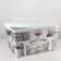Storage container with the Venice lid, 50 l, 62.5 × 39 × 33 cm, on wheels, white color