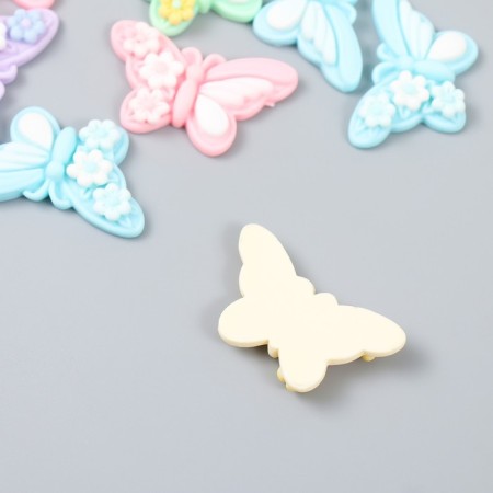 Decor for creativity Plastic "Butterfly in Chamomile" set 10 pcs mix-2