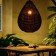 Ceiling light "Brutus" Black 1x40W, E27, 50x50x80 cm