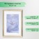 Photo frame plastic "Rainbow" 15x21 cm, gold