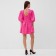 Women's dress with a neckline on the back MIST, p. S, pink