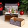 New Year's tea house "Santa Claus and Snowman" 20x15x8.5 cm
