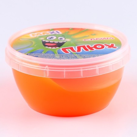 Slime "Plus" container 350 g, orange-2