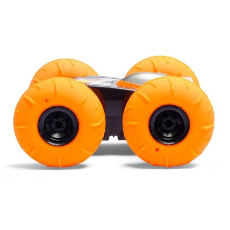 Radio -controlled machine "Crazy", with a battery, pneumatic wheels, orange-1
