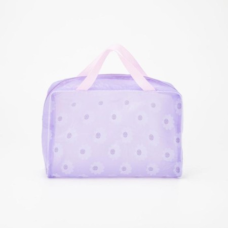 Lightning cosmetic bag, lilac color-1