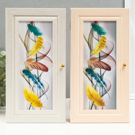 Key of "Five feathers" Milk oak 16x31 cm mix